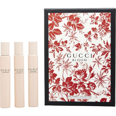 gucci bloom rollerball 0.25 oz|Gucci Bloom 100ml gift set.